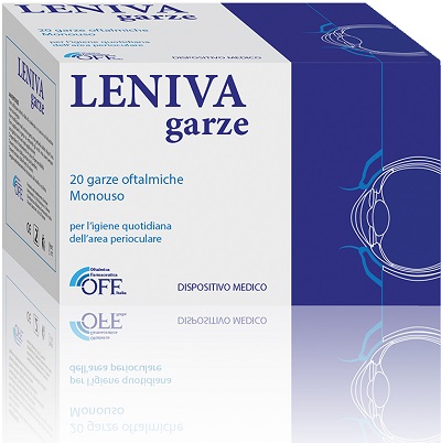 LENIVA GARZE OFTALMICHE 20 PEZZI - Fontenova srl