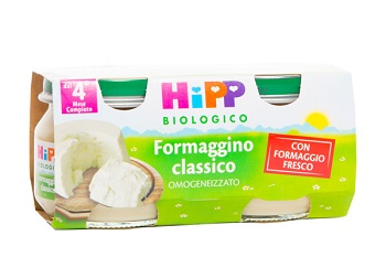 HIPP BIO OMOGENEIZZATO FORMAGGINO CLASSICO 2X80 G - Fontenova srl