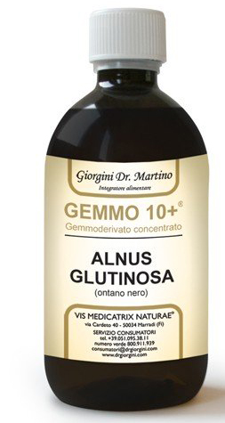 GEMMO 10+ ONTANO NERO 500 ML LIQUIDO ANALCOLICO - Fontenova srl