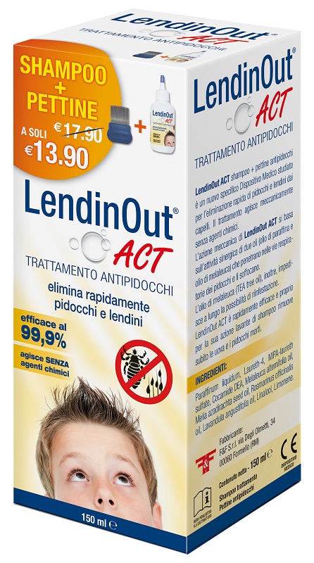 LENDINOUT ACT ANTIPIDOCCHI 150 ML - Fontenova srl