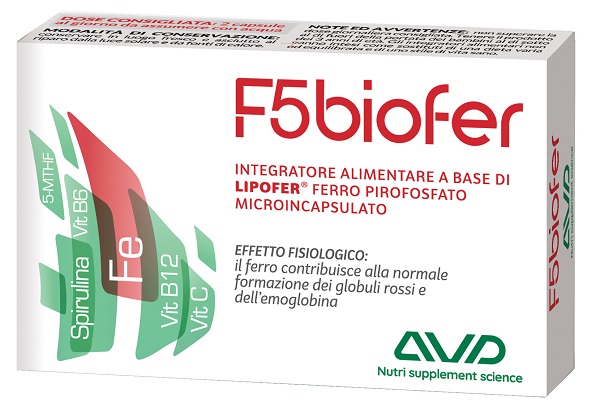 F5 BIOFER 30 CAPSULE BLISTER 14,8 G - Fontenova srl