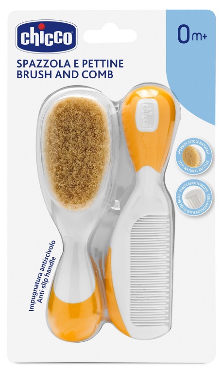 CHICCO SPAZZOLA + PETTINE ARANCIONE - Fontenova srl