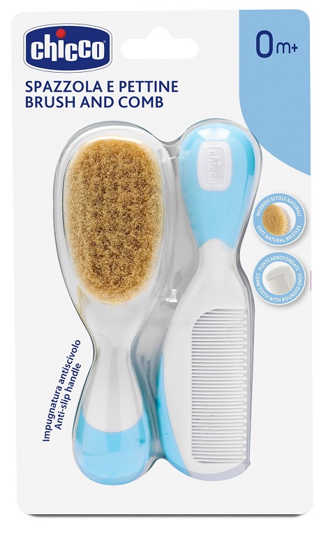 CHICCO SPAZZOLA + PETTINE AZZURRO - Fontenova srl