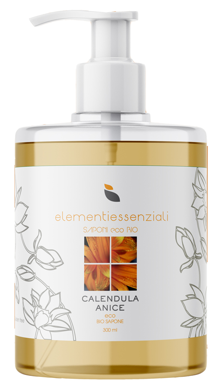 ELEMENTIESSENZIALI SAPONE ECO BIO CALENDULA ANICE 300ML - Fontenova srl