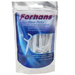 FORHANS ARCHETTI INTERDENTALI FLOSS PICKS 36PZ - Fontenova srl