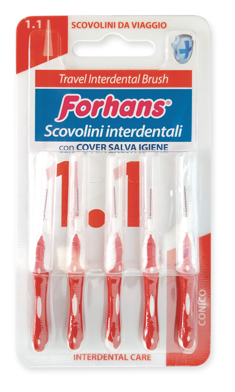 FORHANS TRAVEL INTERDENTAL BRUSH 1,1 - Fontenova srl