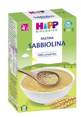 HIPP BIO PASTINA SABBIOLINA 320 G - Fontenova srl