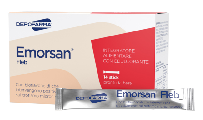 EMORSAN FLEB 14 STICK PACK DA 15 ML - Fontenova srl