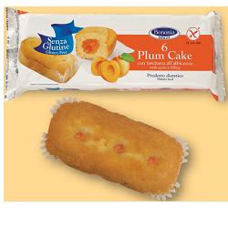 BONONIA PLUMCAKE ALBICOCCA SENZA GLUTINE 6 X 45 G - Fontenova srl