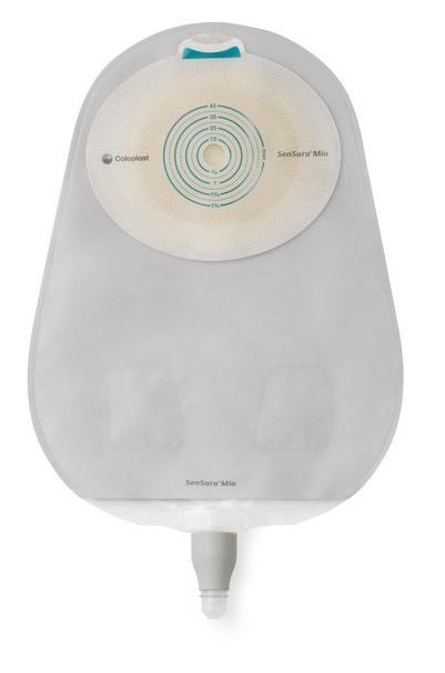 SACCA UROSTOMIA SENSURA MIO PIANO SISTEMA A UN PEZZO RIVESTIMENTO RUBINETTO SCARICO MIDI OPACA FORO RITAGLIABILE 10-45 MM 30 PEZZI - Fontenova srl