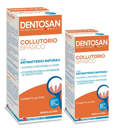 DENTOSAN COLLUTORIO BIFASICO 500 ML - Fontenova srl