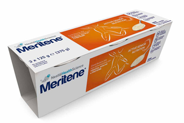 MERITENE CREMA VANIGLIA 3 VASETTI X 125 G - Fontenova srl