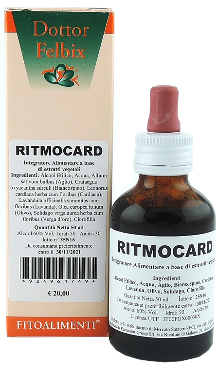 RITMOCARD GOCCE 50 ML - Fontenova srl