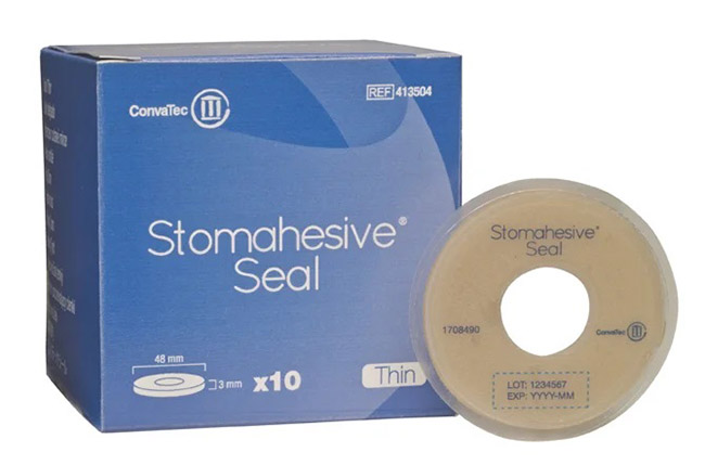 ANELLO STOMIA STOMAHESIVE SEAL FORO APERTURA 18MM DIAMETRO 48MM 10 PEZZI - Fontenova srl