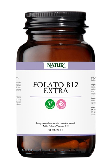 FOLATO B12 EXTRA 30 CAPSULE - Fontenova srl