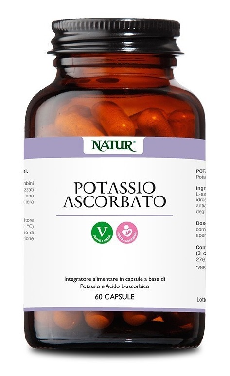 POTASSIO ASCORBATO 60 CAPSULE - Fontenova srl