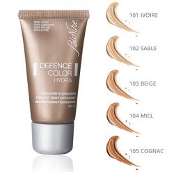 DEFENCE COLOR BIONIKE FONDOTINTA IDRATANTE HYDRA 105 COGNAC - Fontenova srl