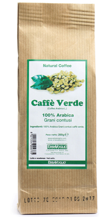 CAFFE' VERDE  GRANI CONTUSI 200 G - Fontenova srl