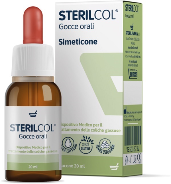 STERILCOL GOCCE ORALI SOSPENSIONE GASTROFUNZIONALE FLACONCINO 20 ML - Fontenova srl