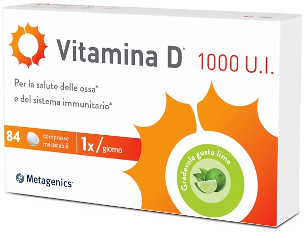 VITAMINA D 1000 UI 84 COMPRESSE MASTICABILI - Fontenova srl