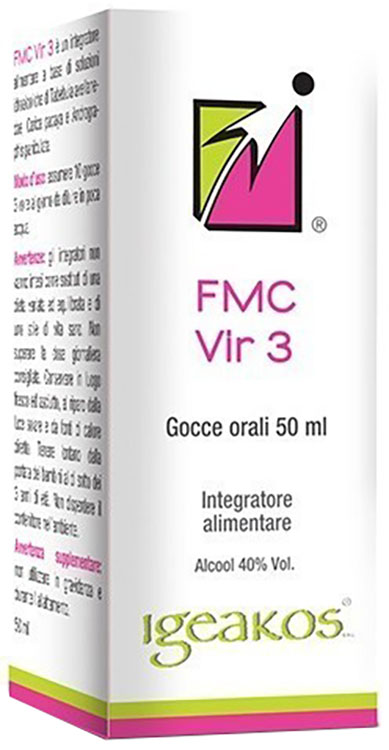 FMC VIR 3 GOCCE ORALI 50 ML - Fontenova srl