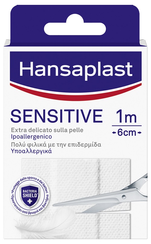 HANSAPLAST STRISCIA SENSITIVE PRETAGLIATA 1X6CM 10 PEZZI - Fontenova srl