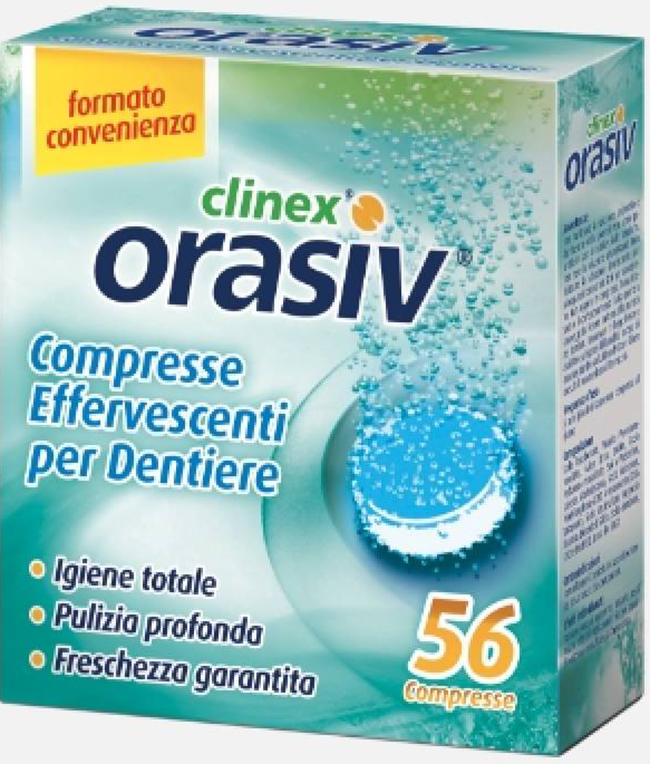 ORASIV CLINEX 56 COMPRESSE EFFERVESCENTI - Fontenova srl