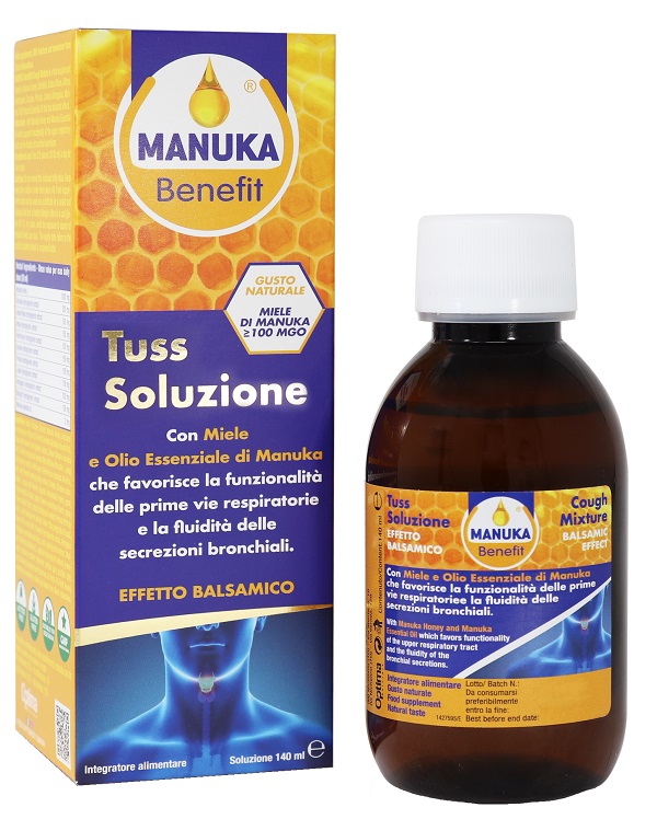 MANUKA BENEFIT TUSS SOLUZIONE 140 ML - Fontenova srl
