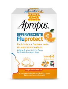 APROPOS FLUPROTECT EFFERVESCENTE C 20 COMPRESSE - Fontenova srl