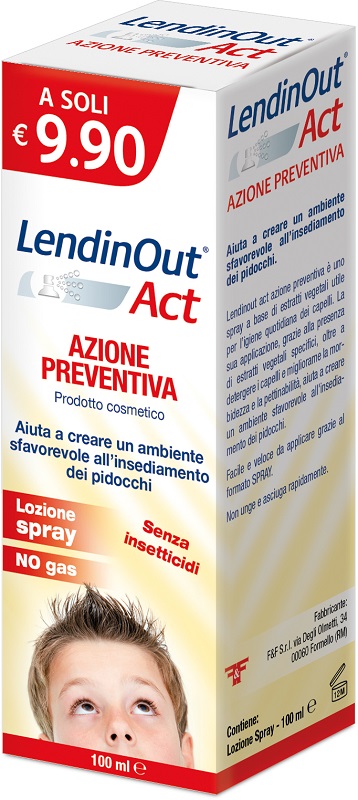 LENDINOUT ACT AZIONE PREVENTIVA SPRAY 100 ML - Fontenova srl