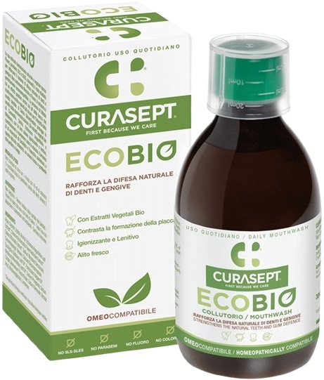 CURASEPT COLLUTORIO ECOBIO 300 ML PHARMADENT - Fontenova srl