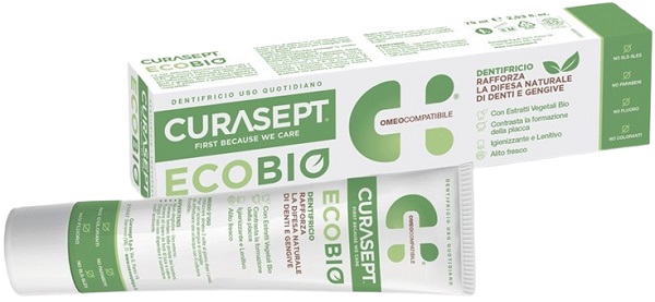 CURASEPT PHARMADENT ECOBIO DENTIFRICIO 75 ML - Fontenova srl