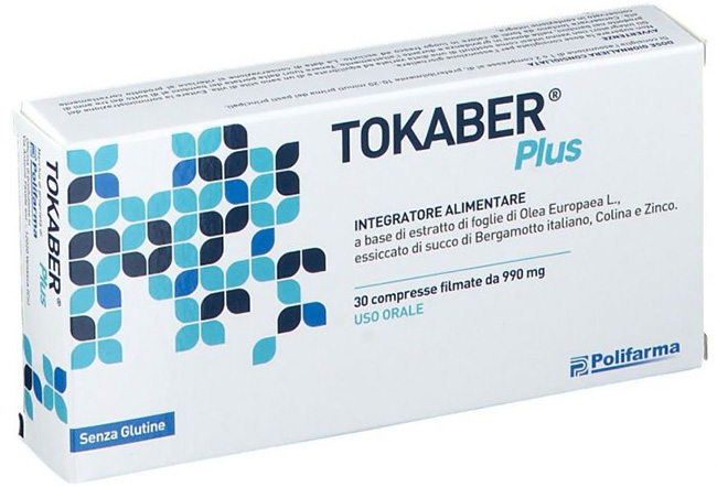 TOKABER PLUS 990MG 30 COMPRESSE - Fontenova srl