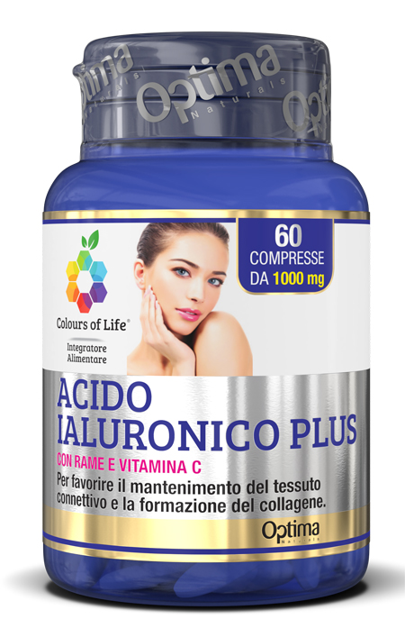 COLOURS OF LIFE ACIDO IALURONICO PLUS 60 COMPRESSE 1000 MG - Fontenova srl