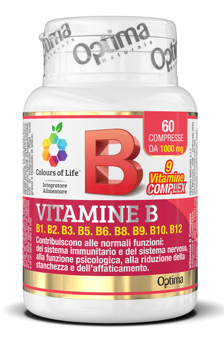 COLOURS OF LIFE VITAMINE B COMPLEX 60 COMPRESSE 1000 MG - Fontenova srl