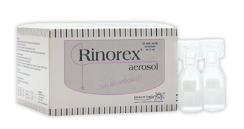 FIALA PER AEROSOL RINOREX BICARBONATO 25 FIALE 3 ML - Fontenova srl