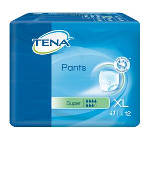 PANNOLONE PULL-UP TENA PANTS SUPER TAGLIA EXTRA LARGE 12 PEZZI - Fontenova srl