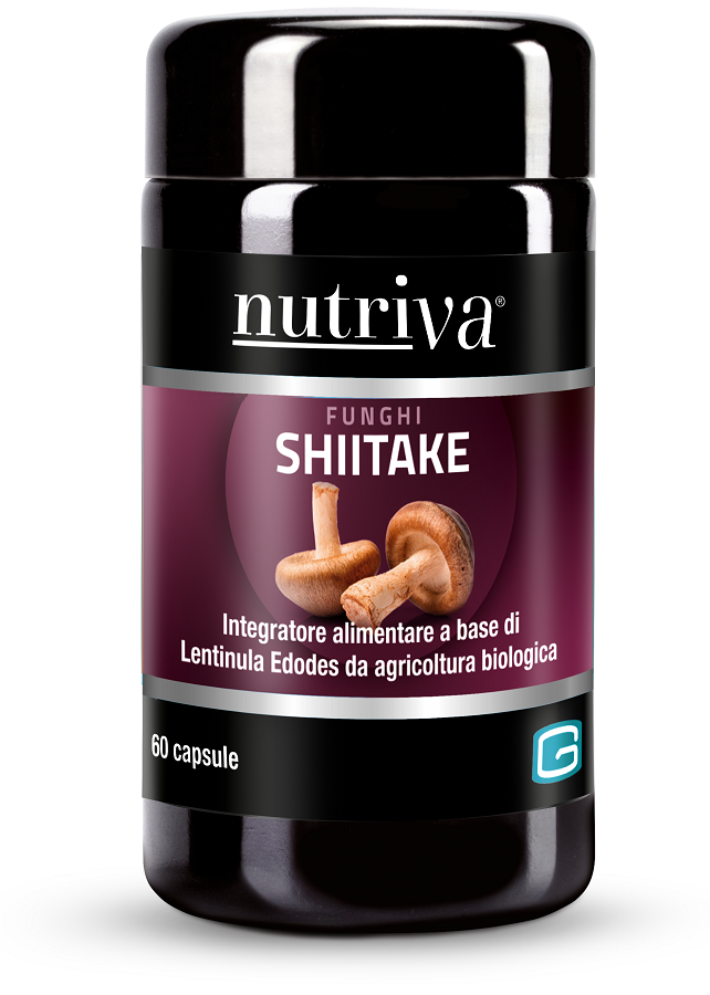 NUTRIVA SHIITAKE BIO 60 CAPSULE - Fontenova srl