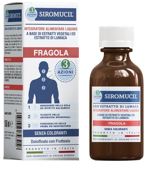SIROMUCIL 3 AZIONI FRAGOLA 150 ML - Fontenova srl