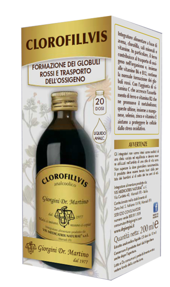 CLOROFILLVIS LIQUIDO ANALCOLICO 200 ML - Fontenova srl
