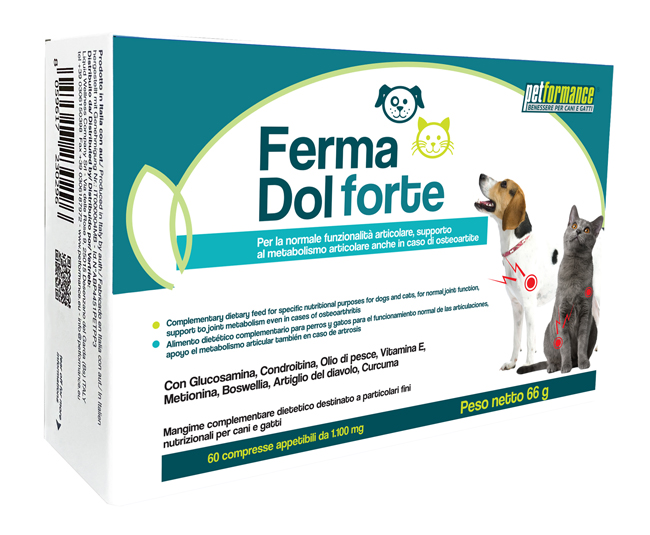 PETFORMANCE FERMA DOL FORTE 60 COMPRESSE - Fontenova srl