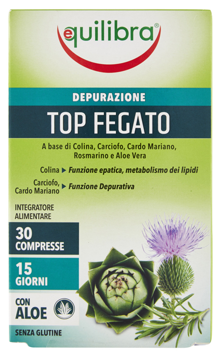 TOP FEGATO CON ALOE 30 COMPRESSE - Fontenova srl