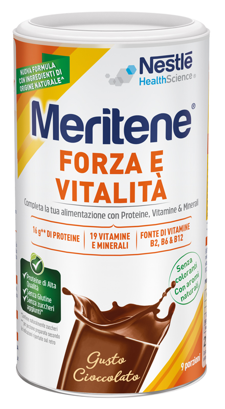 MERITENE FORZA E VITALITA' CIOCCOLATO 270 G - Fontenova srl