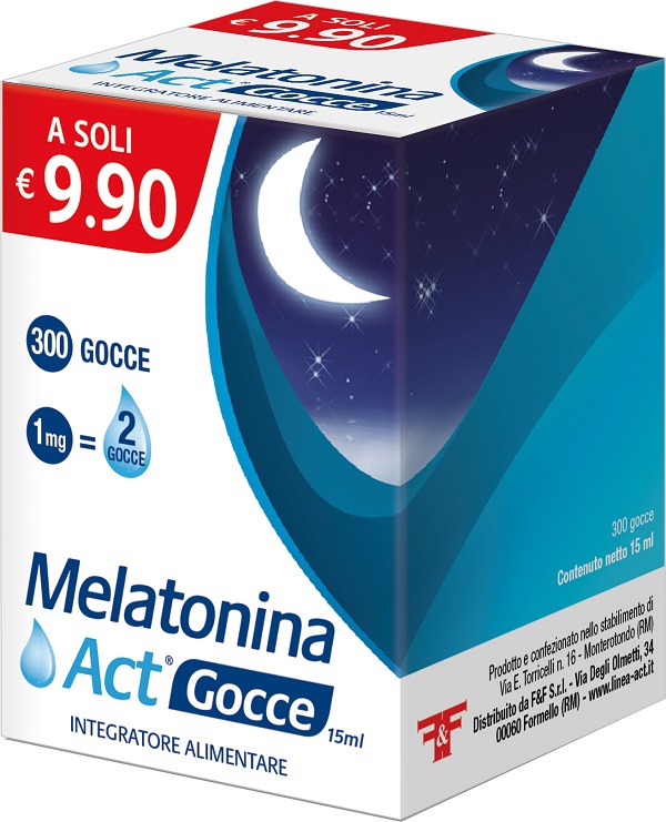 MELATONINA ACT GOCCE 15 ML - Fontenova srl