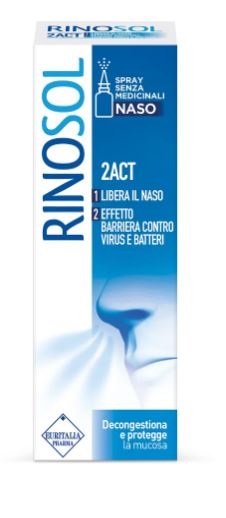 SPRAY NASALE RINOSOL 2ACT 15 ML - Fontenova srl