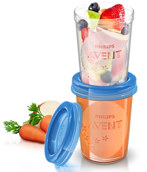 AVENT VASETTI VIA COPERCHIO 240 ML 5 PEZZI - Fontenova srl