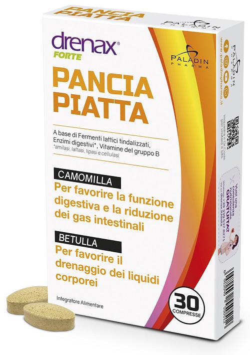 DRENAX FORTE PANCIA PIATTA 30 COMPRESSE - Fontenova srl