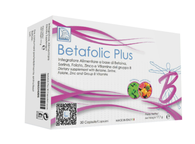 BETAFOLIC PLUS 30 CAPSULE ASTUCCIO 18,6 G - Fontenova srl