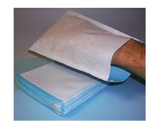 MANOPOLA IMPERMEABILE NON SAPONATA COLORE AZZURRO 100 PEZZI - Fontenova srl