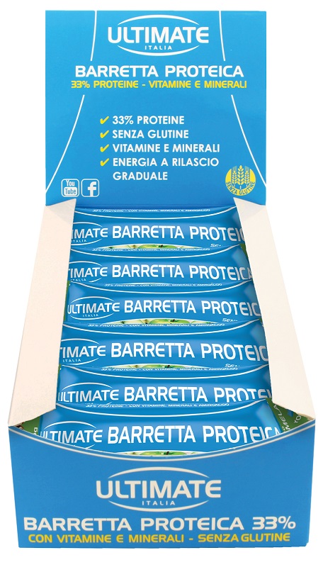 ULTIMATE BARRETTA PROTEICA YOGURT/MELA 24 PEZZI - Fontenova srl